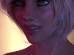 Midnight Paradise by Lewdlab - Deepthroat on the Kitchen Isle 29