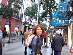 Black widow cosplay cumwalk