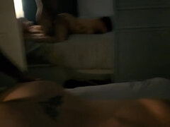 아마추어, 큰 엉덩이, 대학교, 음경, 도기스타일, 여자친구, 파티, 보지