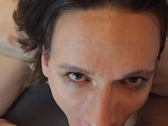 Amatör, Stor kuk, Avsugning, Sperma shot, Polsk, Pov, Solo