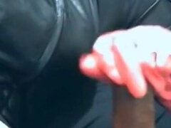 Amateur, Guantes, Pajear, Fumando, Esposa