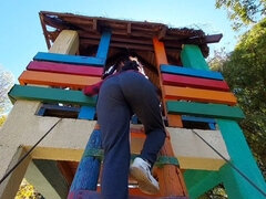 Showing My Big Ass and Giving a Blowjob