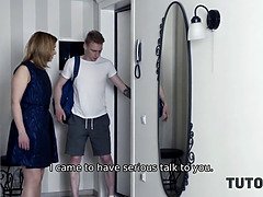 오랄섹스, 쿠거, 깊은목구멍, Hd, 나이든, 밀프, 엄마, 스타킹