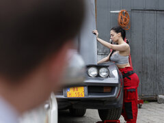 Babe, Bondage disciplin sadomasochisme, Stor røv, Brunette