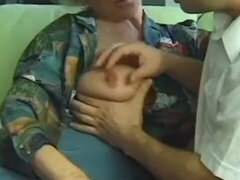 Anal, Stora tuttar, Avsugning, Sperma shot, Extrem, Ansiktsbehandling, Granny, Mogen