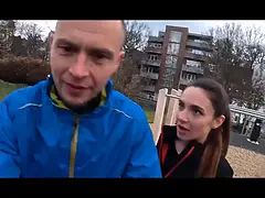 Vip4k. jogging ended up as a hot porn with a stranger with a cuckolding boyfriend