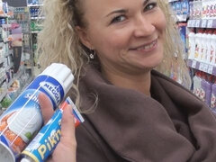 Blondine, Pik sutte, Hundestilling, Håndjob, Onani, Teenager, Legetøj