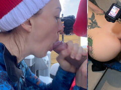 Amatorka, Analny, Duży kutas, Obciąganie, Wytrysk, Mamuśka, Niespodzianka, Tatuaż