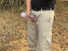 Azjatka, Wytrysk, Masturbacja, Na wolnym powietrzu, Publiczny, Solo, Tajski, Jednolity