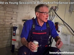 Saggy Old Perv with a Huge Dong