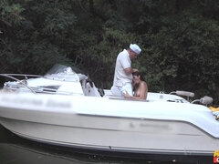 Kinky boat sex with Miyuki Son & Steve Qute