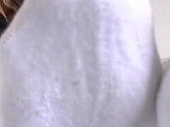 Sniffing Long White Socks Until Orgasm, POV, JOI, Lady Victoria Valente
