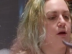 Amatoriale, Bagno, Bella grossa formosa, Solo, Tatuaggi, Vibratore