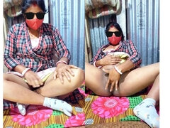 Leie, Frau, Indisch, Masturbation, Reif, Muschi, Solo