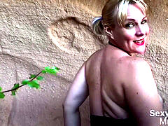 Outdoor sex, outdoor doggystyle, surprise fuck