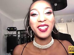 Asombroso, Sadomasoquismo, Mamada, Amarrada, Británico, Semen en la boca, Hd, Humillación