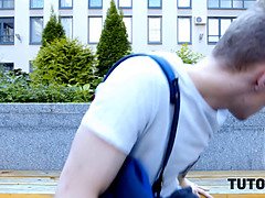 큰 음경, 금발의, 오랄섹스, 쿠거, 핸드잡, 보지, 스타킹, 젖가슴