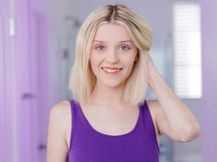 Cul, Blonde, Masturbation, Maigrichonne, Solo, Dénudage, Adolescente, Nénés