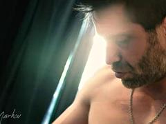 The neighbor provokes the construction worker