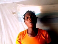 18, African, Amaterji, Črnke, Lepe, Kratki lasje, Solo