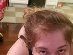 Leie, Arsch, Pummelig, Papi, Schwanz, Erniedrigung, Milf, Pov