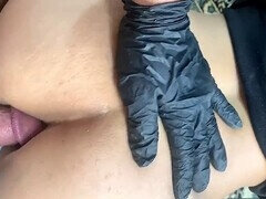 Stepmom explores her limits with painful anal play on her stepson