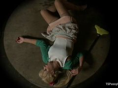 Avsugning, Bondage, Kvinna, Fitta