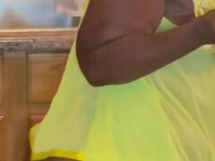 Ερασιτέχνης, Χοντρή γυναίκα, Μεγάλος κώλος, Μαύρος, Κουζίνα, Ώριμη, Γυμνός, Μόνος