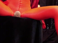 Brunetka, Femdom, Fetysz, Mistress, Rajstopy, Cipka, Chudy, Solo