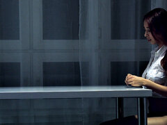 18 χρονον, Μελαχροινή, Πόδια, Μαλακία με το δάχτυλο για γυναίκες, Αυνανισμός, Μουνί, Μόνος, Έφηβος