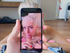 POV sex with adorable busty cutie Eva Elfie