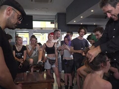 본디지 훈육 사디즘 마소치슴, 오랄섹스, 지배, 여자, 고통, 공개적인, 거칠게, 관음증이 있는 사람