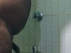 Brother Swallows Cum in Shower, Sister Sucks Old Brother's Cock and Ejaculates