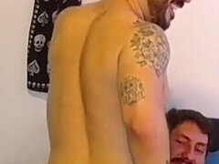 Anale, Culo grosso, Grande cazzo, Coppia, Sborrata, Grezzo, Tatuaggi, Webcam