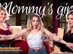 Meia nove, Peitos grandes, Loiroa, Dupla penetração, Lésbica, Mãe gostosa, Mamãe, Xoxota