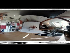 Tredimensionell, Bakom scenen, Blondin, Tjeckisk, Erotisk, Hd, Pov, Verklighet