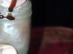 Chocolate Syrup Blowjob.