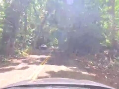 New Oahu road trip sex: Windward side fucking in car