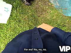 Hunter bangs a filthy Gypsy chick in POV action