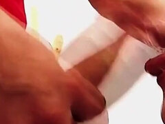 Anna Sits Her Tight Tush All the Way Down on His Man Meat