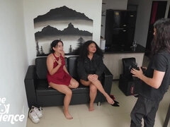 Vacker, Stor stjärt, Klassisk, Snopp, Naturlig, Fitta, Trekant, Tuttar