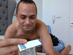 Real straight tourist riding cock for the first time