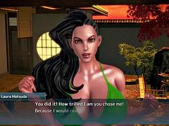 美女, フェラチオ, アウトドア
