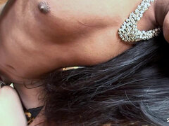 Anal, Grosse bite, Noire, Sucer une bite, Éjaculer dans la bouche, Branlette thaïlandaise, Transsexuelle