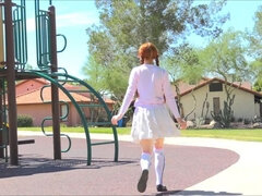 Anál, Detailní, Extrémní, Orgasmus, Na veřejnosti, Školačka, Sólo, Upskirt