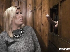 Gorgeous blonde Yuffie Yulan screwed by priest in the missionary pose