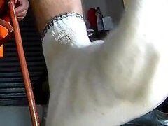 Enthousiasteling, Grote lul, Sperma shot, Fetisj, Harig, Masturbatie, Alleen