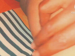 Grosser arsch, Handjob, Selbstgemacht, Nackt, Muschi