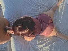 Fat ass influencer stepsister Suny Lune catches me spying and we end up making a homemade sex tape