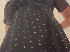 Getting Stark Bollock Naked in a Public Place to Try on New Clothes. Part 1 of 2.